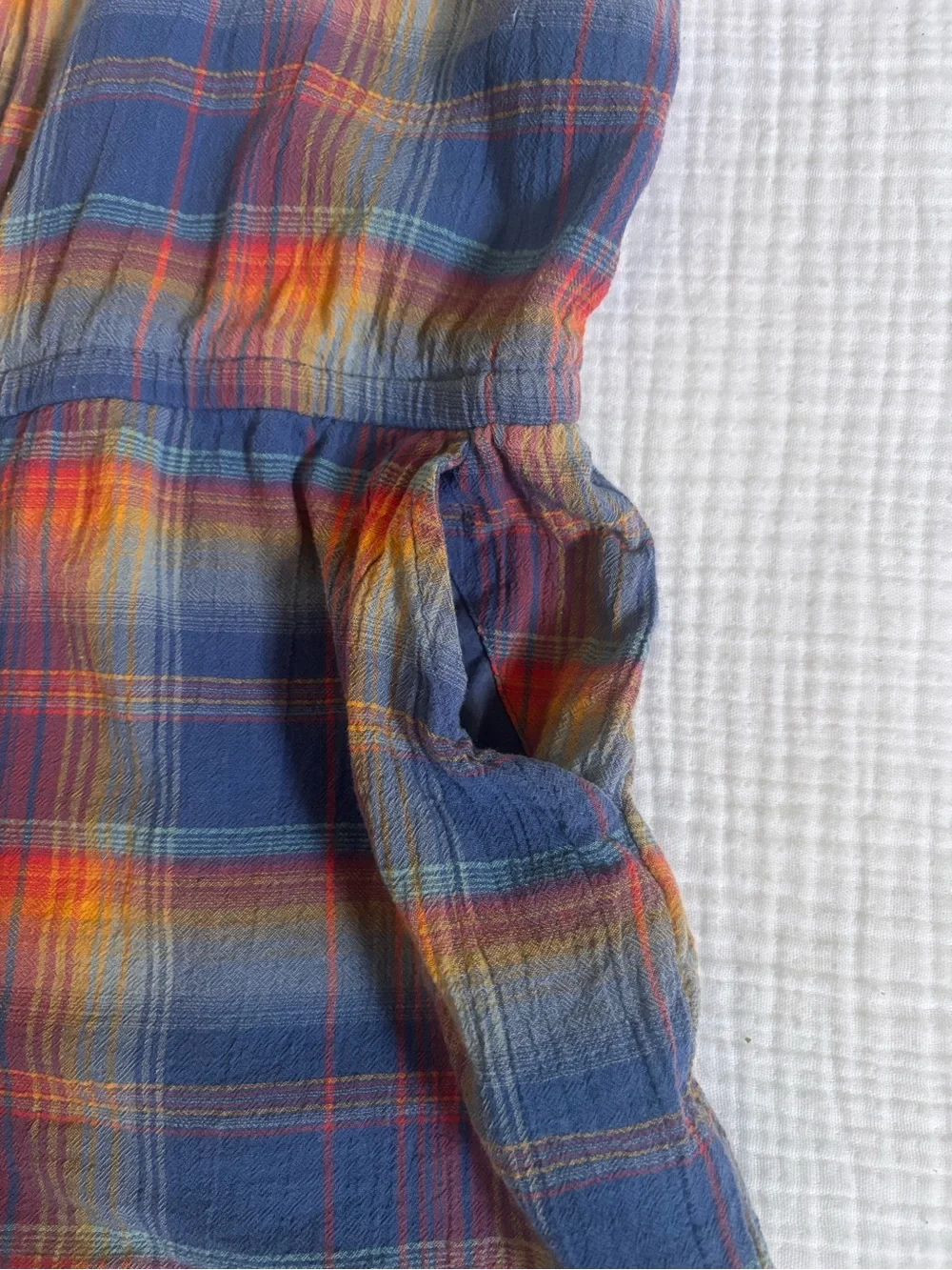 Tea Collection Romper Multicolor - Blue Base